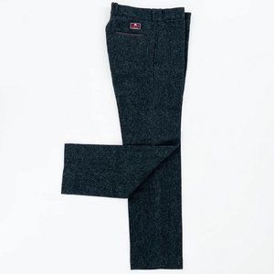Johnson Woolen Mills Traditional Wool Pants - Gray Herringbone 29x32 unisex